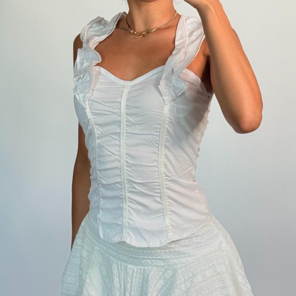 White Tank Top - Picture 3 of 6